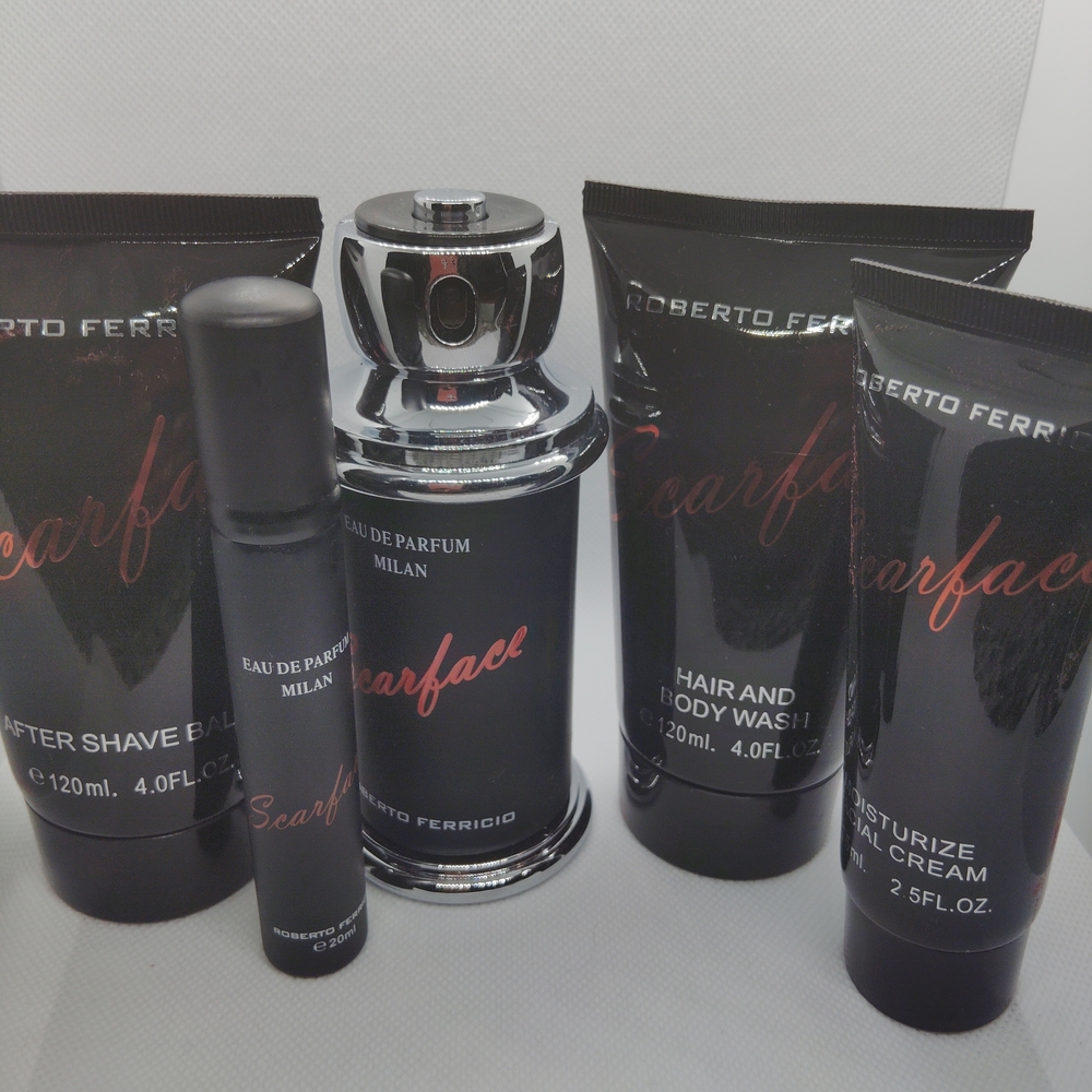 Roberto Ferricci Scarface Fragrance and Skincare Set - Black